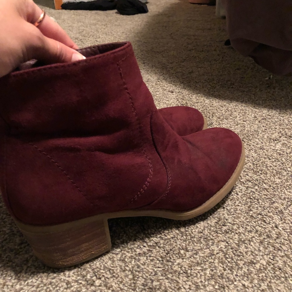 Maroon Booties - image 4